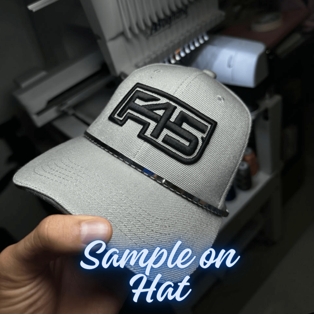 Sample Stitch w/Photo on Hat (+$12)