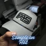 Sample Stitch w/Photo on Hat
