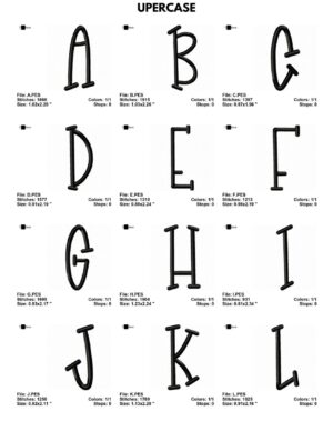 Puff Writing Doodle Puff Embroidery Font | ABDigitizing