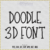 Doodle Puff Embroidery Font product image