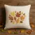Autumn Leaves Cluster Embroidery Design On Pillow
