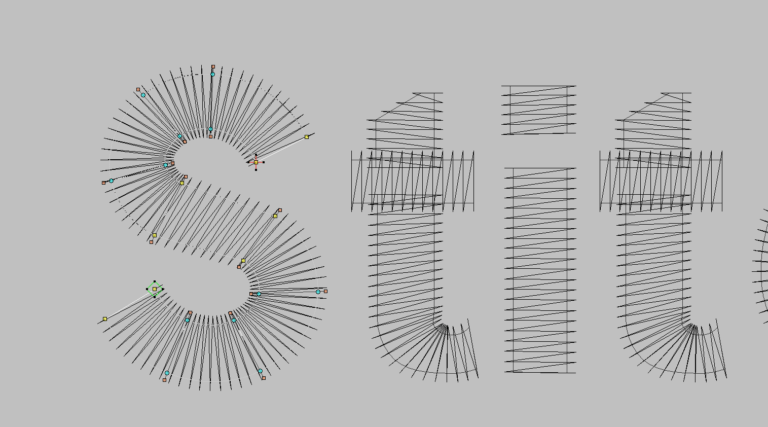 Wilcom Letter Digitizing