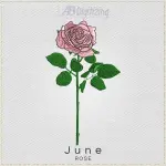 June Rose Flower Embroidery Design