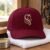 3D Equine Silhouette embroidery design stitched on the front of a snapback cap