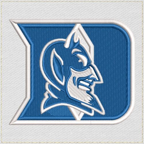Duke Blue Devils Logo Embroidery Design
