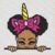 Magical Afro Puffs Unicorn Girl Embroidery Design