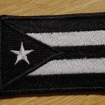 Customer photo, Puerto Rican Flag Patch Embroidery Design