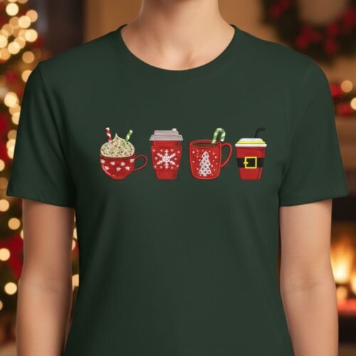 Cups of Cheer Embroidery Design Mockup 01