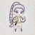 Rumi Kpop Chibi Girl Applique Emboridery Design - 02