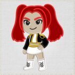 Mira Kpop Chibi Applique Embroidery Design