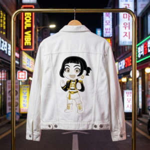 Zoey Kpop Chibi Applique Embroidery Design mockup 2