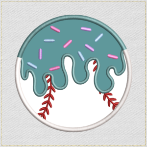 Baseball-Icing-Drip-Main-Light Baseball Icing Drip - Main Light embroidery designs