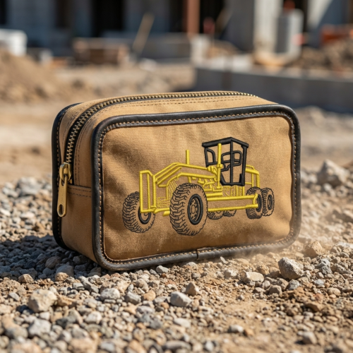 Heavy Equipment Moto Grader - mockup_1 embroidery design variant