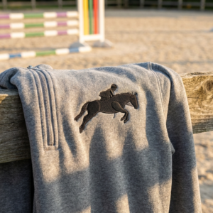 Horse Jumping Silhouette - mockup_2 embroidery design variant