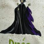 Customer photo, Maleficent Embroidery Design