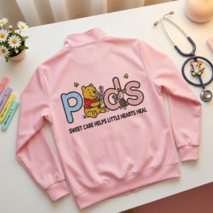 Pediatric Nurse Winnie Pooh And Piglet - mockup_1 embroidery design variant