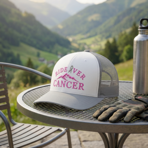 Ride Over Cancer - mockup_4 embroidery design variant