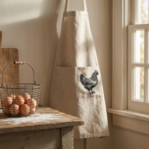 Rustic Farmhouse Hen Sketch - mockup_1 embroidery design variant
