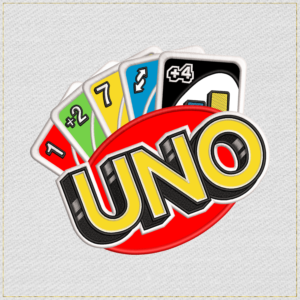 Uno Card Game Applique - Main Light embroidery designs