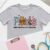 Diseño de bordado de Winnie the Pooh para enfermera pediátrica bordado en una camiseta.