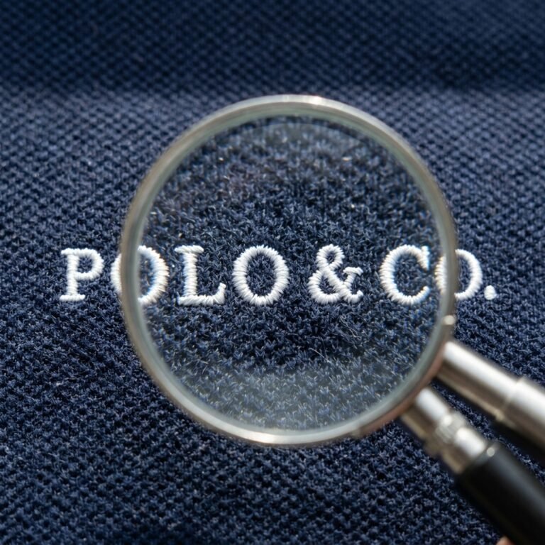 Small lettering embroidery under 5mm with magnifying glass detail - Precision digitizing by ABDigitizing