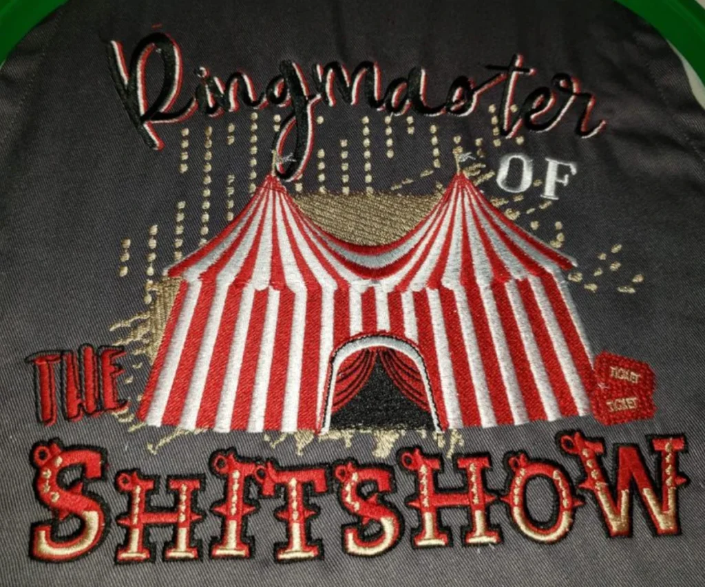 Ringmaster of the Shitshow: stitched result