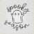 Spooky Season Ghost embroidery design