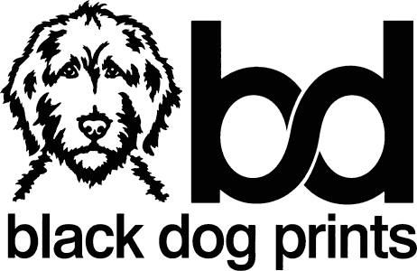 Black Dog Prints logo