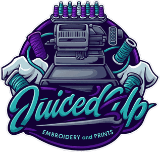 Juiced Up Embroidery and Prints logo
