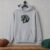 Mustang Horse Head Mascot Applique and Filled embroidery design stitched on a hoodie