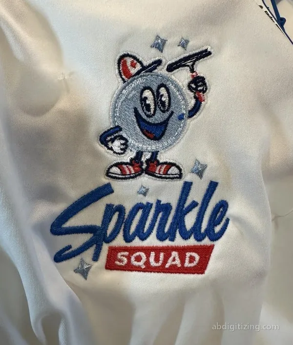 sparke squad logo machine embroidery design