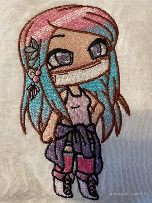 cute little toddle machine embroidery design