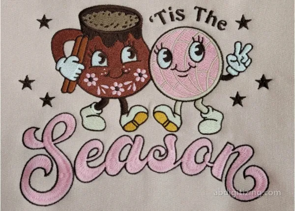This is the season machine embroidery design
